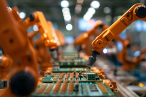 robot che realizzano circuiti stampati
